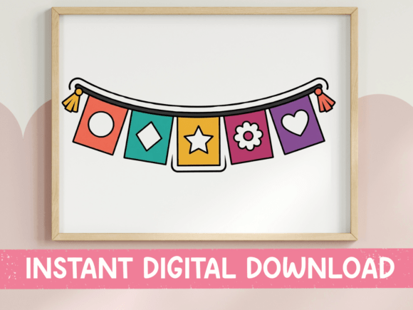 Colorful Party Banner Sticker: A Designer's Finishing Touch
