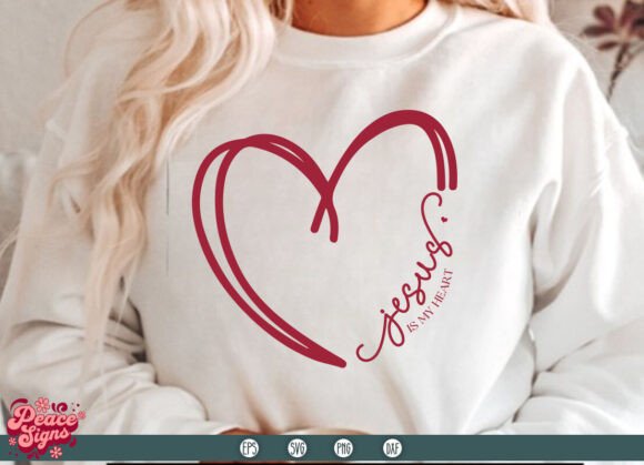 Jesus is My Heart SVG: A Design Asset for Faith and Creativity