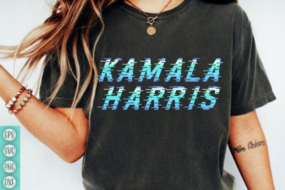 Kamala Harris SVG for USA Election 2024 Designs