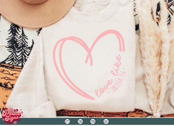 Love Like Jesus SVG: Crafting Meaningful Christian Valentine Designs
