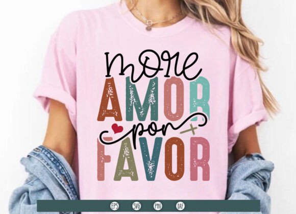More Amor Por Favor SVG: Valentine PNG Design Files